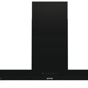 ايكوماتيك شفاط بلت ان، حرف تي، 60 سم، 1000 م3/س، 3 سرعات، اضاءة ليد، H610TBKB - اسود