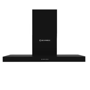 ايكوماتيك شفاط بلت ان، حرف تي، 90 سم، 1000 م3/س، 3 سرعات، اضاءة ليد، H910TBKB - اسود