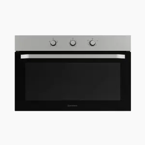 ايكوماتك فرن بلت إن، غاز، 90 سم، 105 لتر، شواية غاز، امان كامل، G9504T - اسود