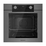 ايكوماتك فرن بلت ان، غاز، 60 سم، 83 لتر، شواية غاز، 2 مروحة، G6604PRODX - فضي داكن