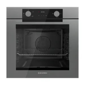ايكوماتك فرن بلت ان، غاز، 60 سم، 83 لتر، شواية غاز، 2 مروحة، G6604PROGR - رمادي