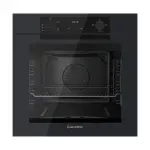 ايكوماتك فرن بلت ان، غاز، 60 سم، 83 لتر، شواية غاز، 2 مروحة، G6604PROBG - اسود
