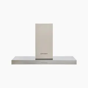 ايكوماتيك شفاط بلت ان، 90 سم، 3 سرعات، 1000 م³/س، إضاءة ليد، H910TB - فضي