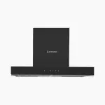 ايكوماتك شفاط بلت ان، 60 سم، 3 سرعات، 850 م³/س، إضاءة ليد، H6308TTBK - اسود