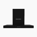 ايكوماتك شفاط بلت ان، 60 سم، 3 سرعات، 750 م³/س، إضاءة ليد، H6307TBKB - اسود