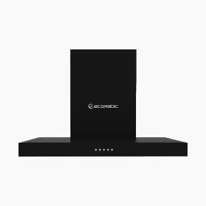 ايكوماتك شفاط بلت ان، 60 سم، 3 سرعات، 750 م³/س، إضاءة ليد، H6307TBKB - اسود