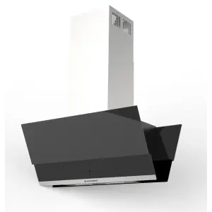 ايكوماتيك شفاط بلت إن، 90 سم، 5 سرعات، 1000 م³/س، ريموت كنترول، H9110IMRTX - اسود