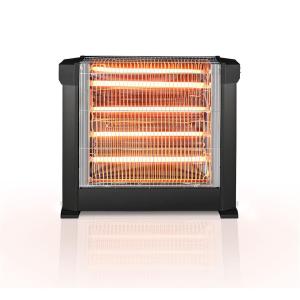 كومتيل دفاية كهرباء، 2200 وات، 4 عناصر تسخين، KS-2760 - اسود