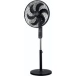 ميديا تك مروحة ستاند، 18 بوصة، 6 ريشة، 3 سرعات، MT-SF46M - اسود