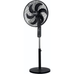 ميديا تك مروحة ستاند، 18 بوصة، 6 ريشة، 3 سرعات، MT-SF46M - اسود
